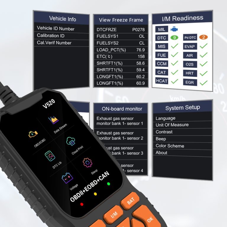 v520 - Drove West OBDII Scanner v520